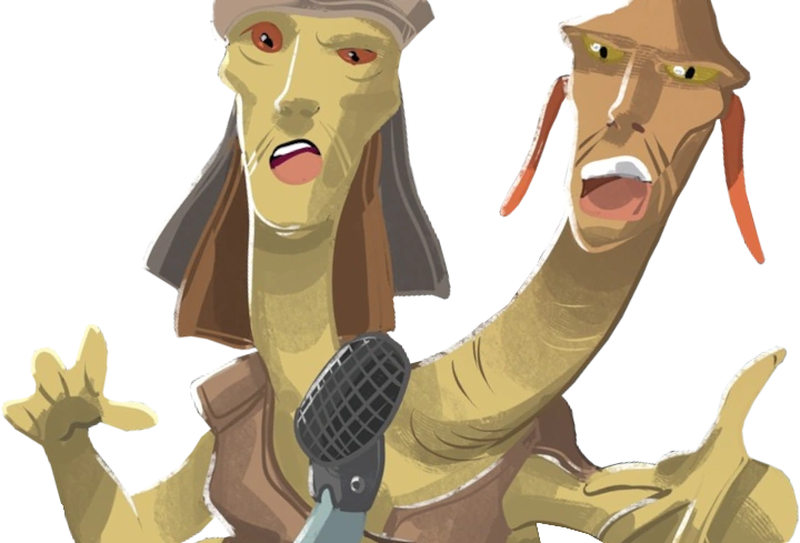 Troig race announcer Jak Sivrak in Star Wars Adventures