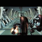 Droidekas force Jedi to retreat aboard the Trade Federation ship