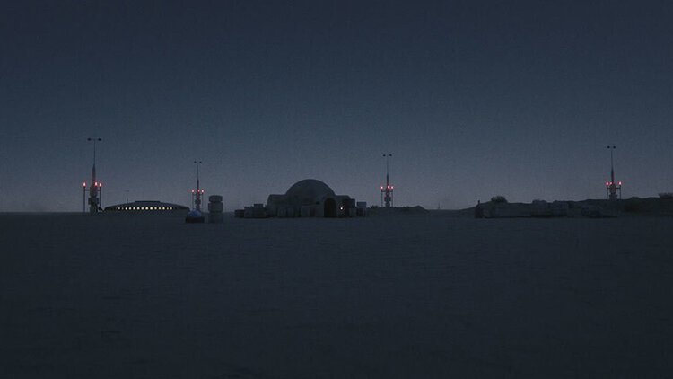 The Lars homestead on Tatooine