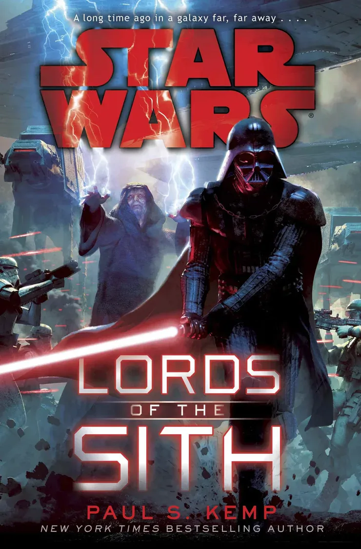 Cover of the canon novel Star Wars Lords of the Sith by Paul S. Kemp