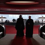 Supreme Chancellor Palpatine addressing the Galactic Senate.