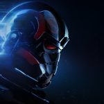 Helmeted Imperial soldier in official Star Wars Battlefront II key art